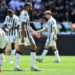 I calciatori della Juventus delusi
