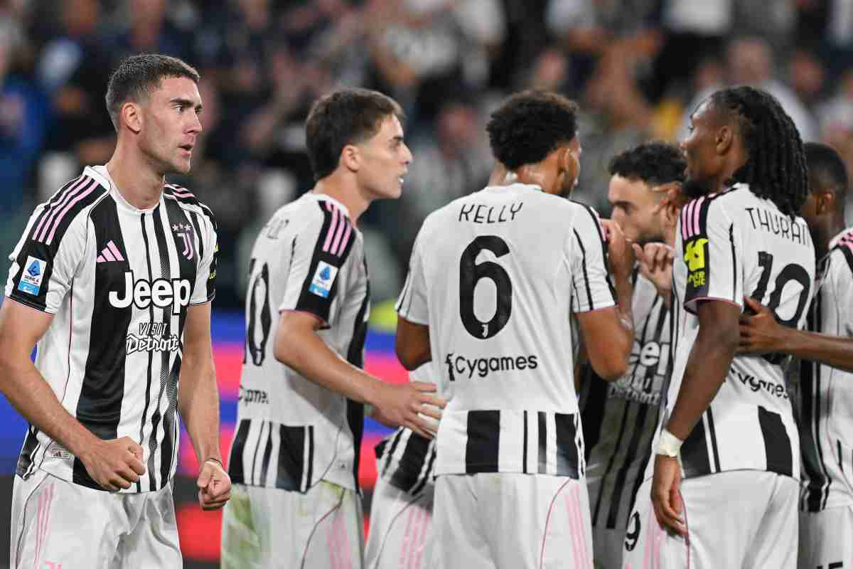 La Juventus durante una partita