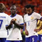 Kante con la maglia della Francia