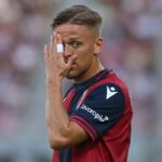 Karlsson con la maglia del Bologna