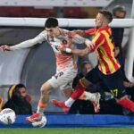Karlsson con la maglia del Lecce