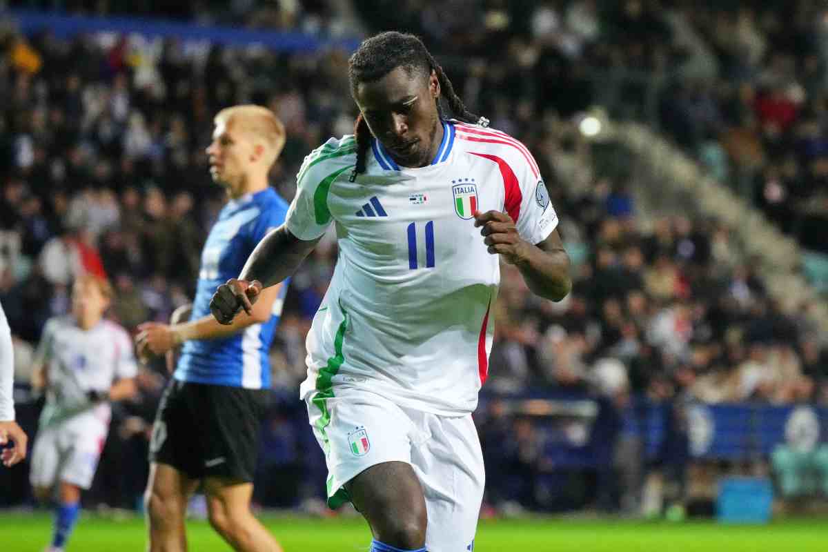 Kean esulta dopo una rete