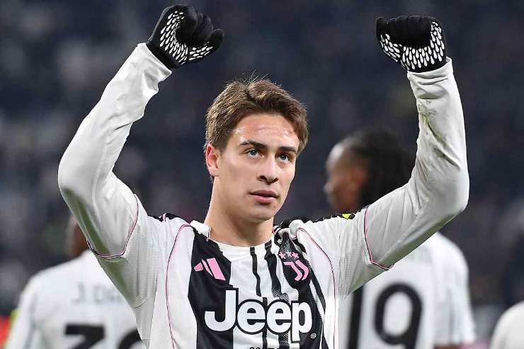 Kenan Yildiz esulta dopo un gol