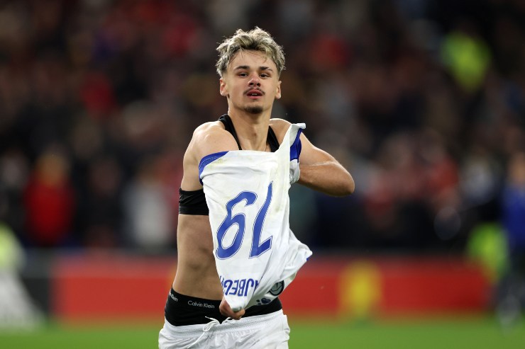 Kerim Alajbegović esulta dopo un gol