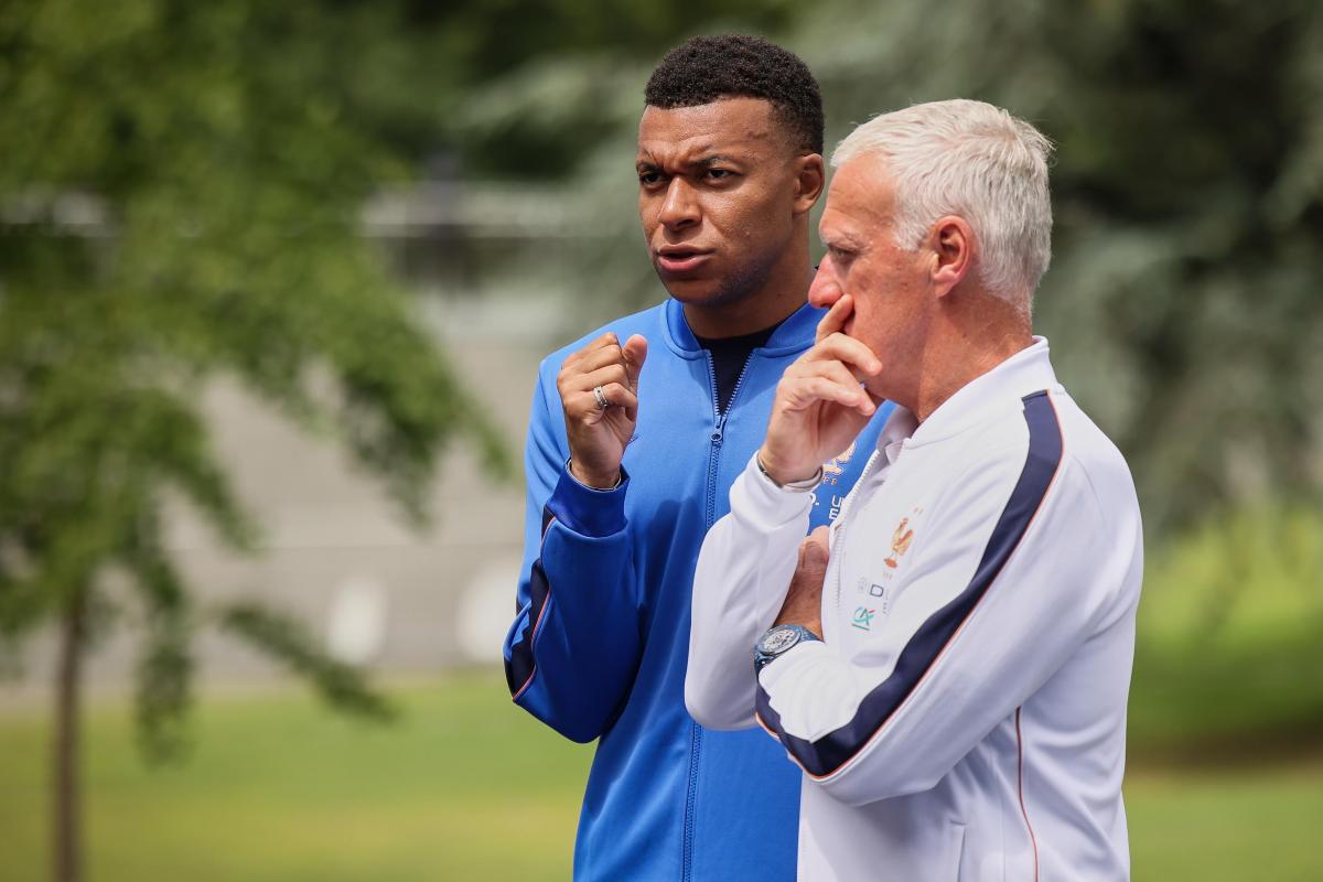 Mbappé a colloquio con il ct