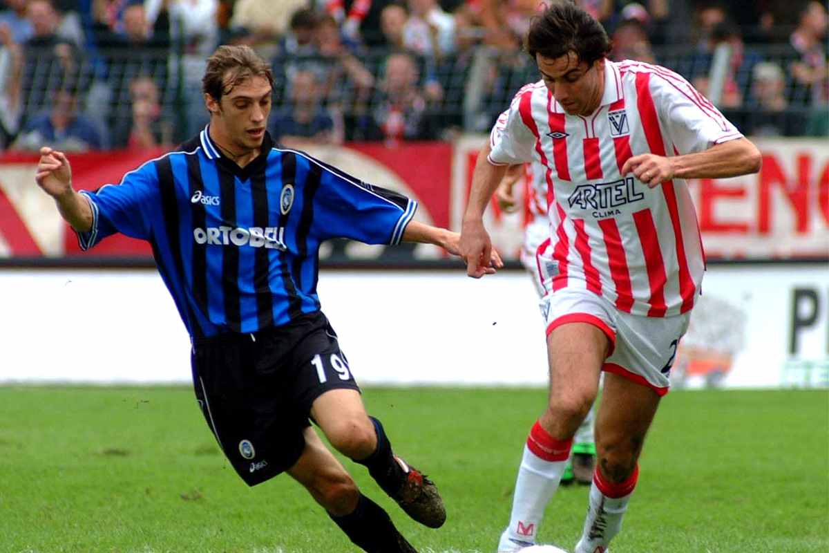 Lamberto Zauli con la maglia del Vicenza
