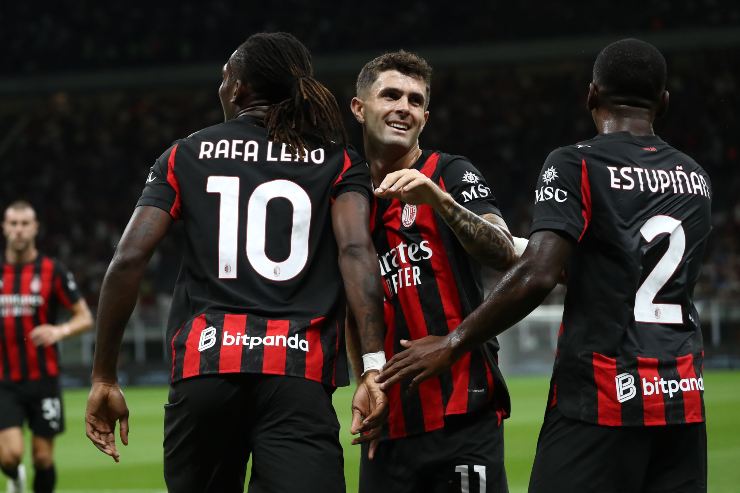 Leão e Pulisic esultano