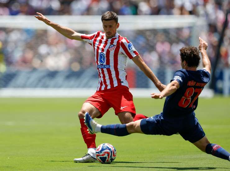 Lenglet durante una partita