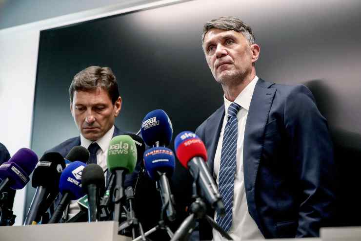 Leonardo e Maldini in conferenza