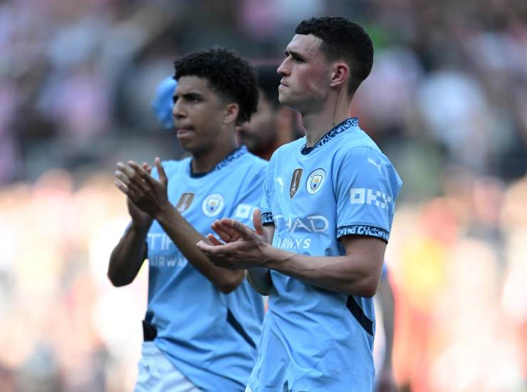Rico Lewis insieme a Foden