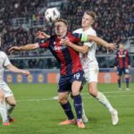 Lewis Ferguson lotta nella sfida di Novembre contro il Brann