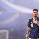 Lionel Messi in primo piano