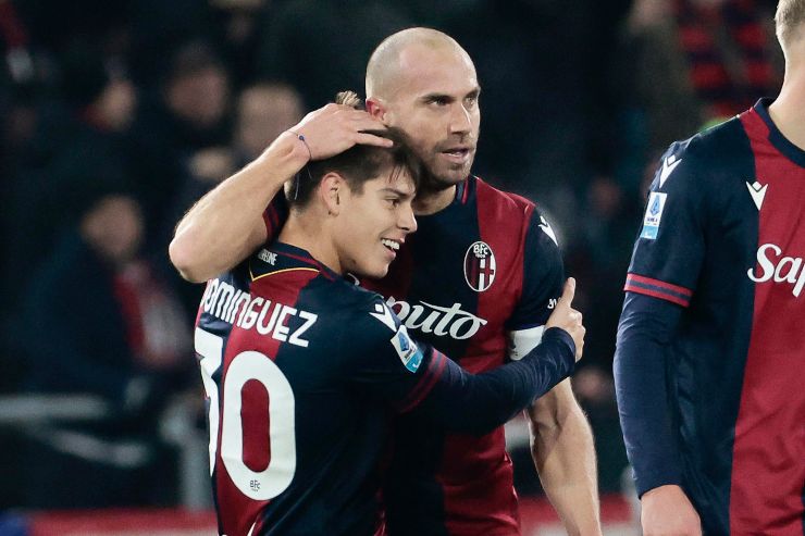 Lorenzo De Silvestri abbraccia Dominguez