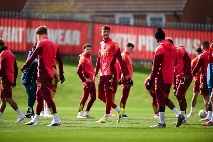 Lucca in allenamento