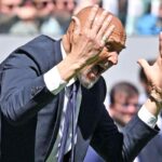Luciano Spalletti urla