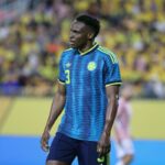 Jhon Lucumí durante l’amichevole tra Colombia e Croazia