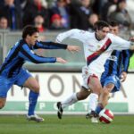 Luigi Lavecchia con la maglia del Bologna