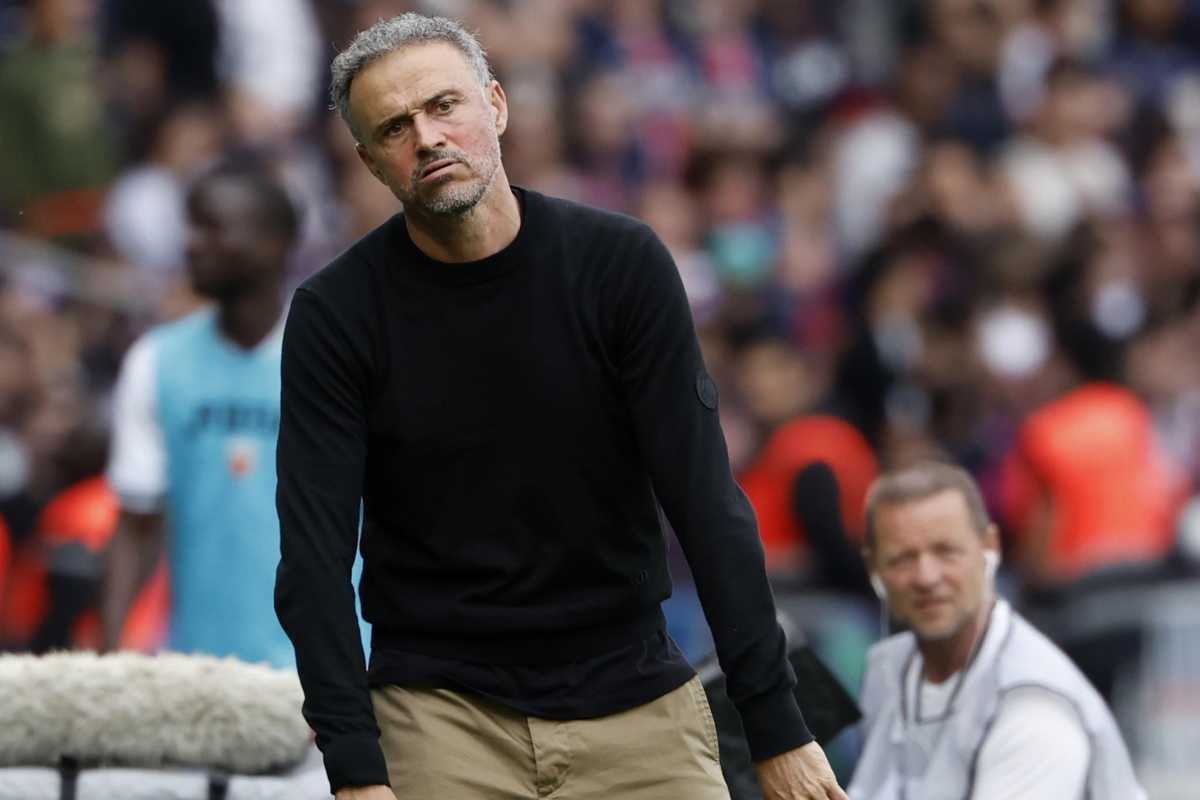 Luis Enrique in primo piano