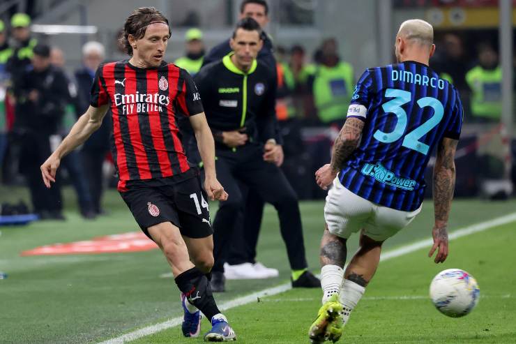 Modric in azione