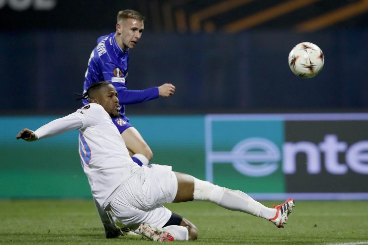Luka Stojković in azione