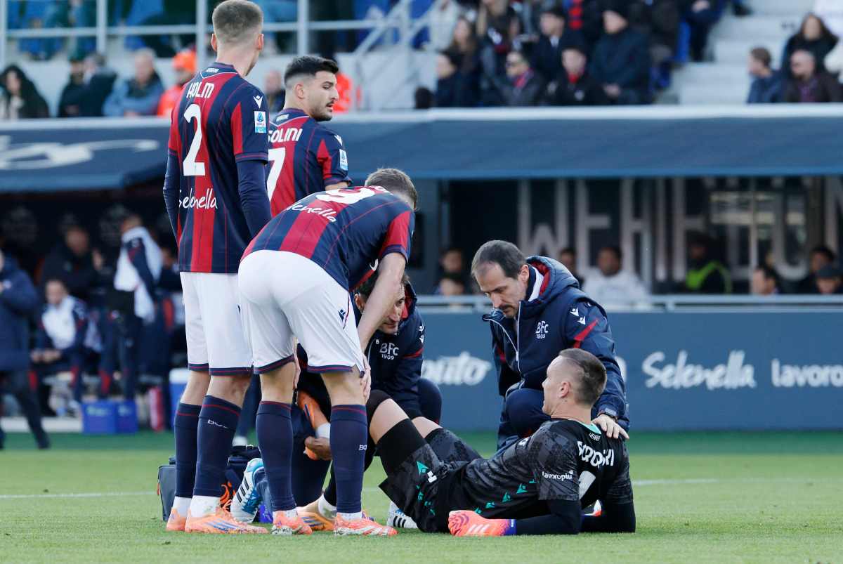 Lukasz Skorupski infortunato contro il Napoli