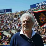 BOLOGNA, ITALY - MAY 13: Luigi Maifredi, head coach of Bologna FC during the championship 1987 - 1988, looks on prior to the beginning of the serie A match between Bologna FC and AC Chievo Verona at Stadio Renato Dall'Ara on May 13, 2018 in Bologna, Italy.