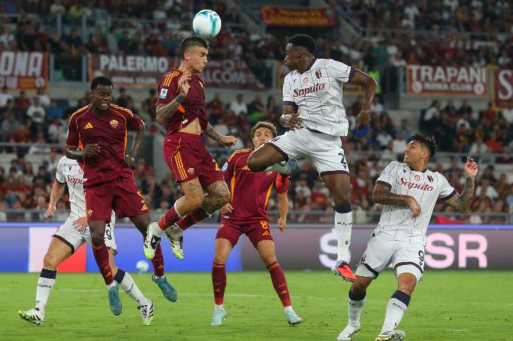 Mancini e Lucumì sugli sviluppi di palla inattiva