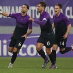 Mandragora, Ranieri e Fagioli esultano dopo il gol