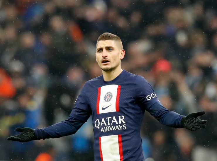 Verratti durante una partita