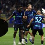 Thuram durante la festa scudetto