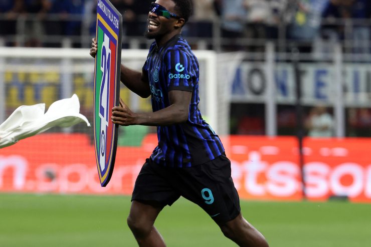 Thuram festeggia lo Scudetto