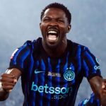 Thuram esulta dopo un gol