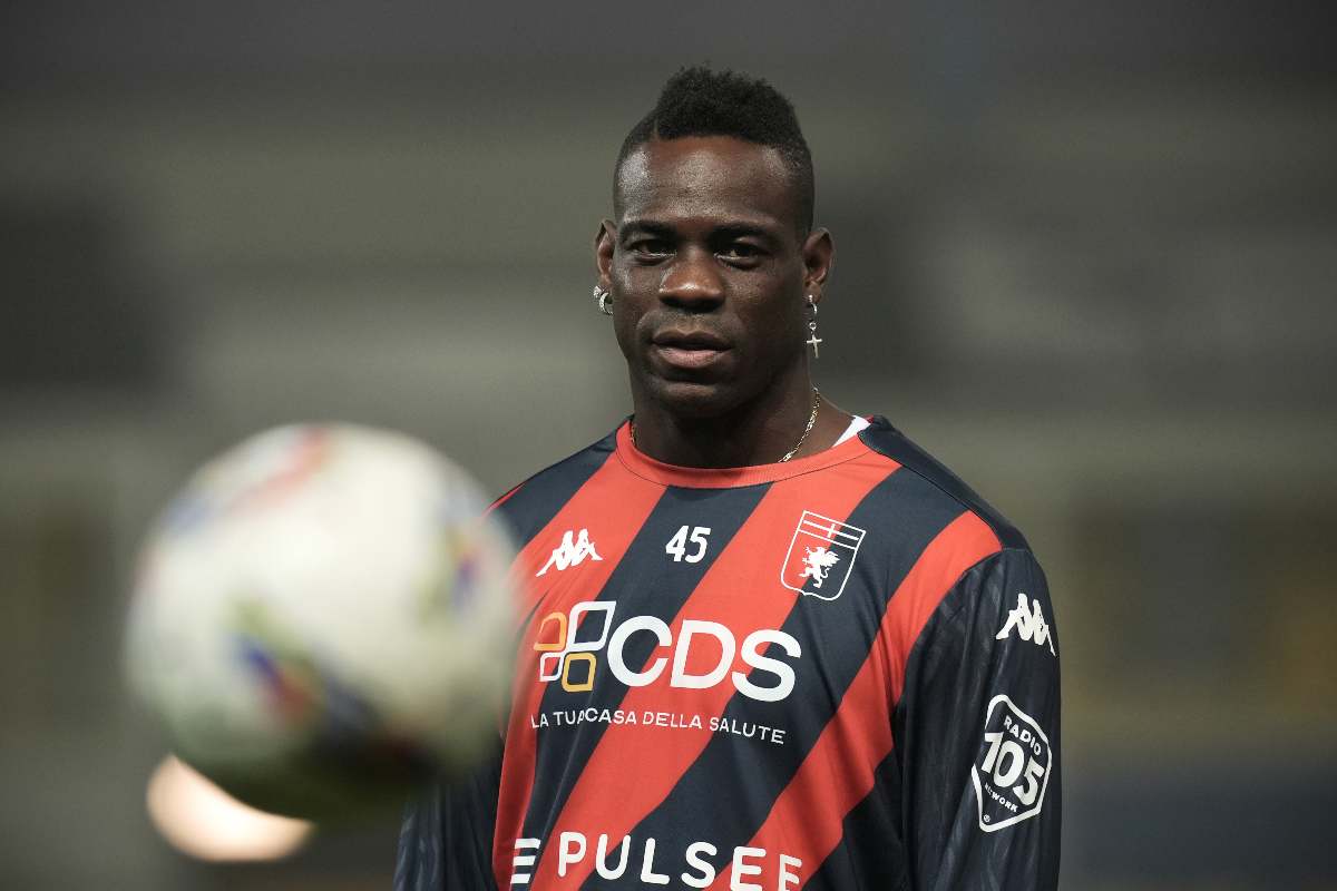 Balotelli in allenamento