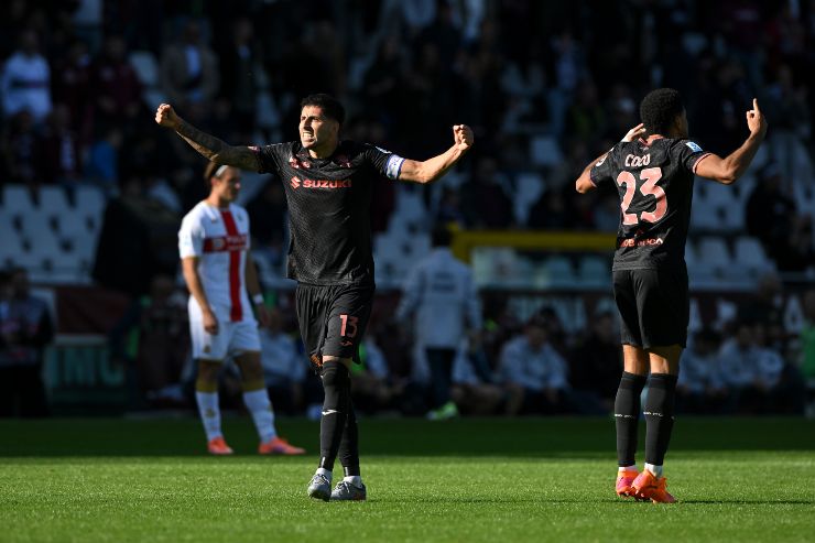 Maripan esulta dopo il gol