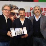 Marocchi, Spugna e De Marchi in occasione del premio Bulgarelli