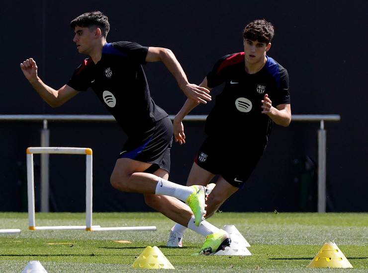Gerard Martin durante un allenamento