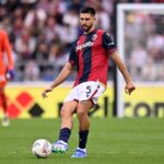 Erlic con la maglia del Bologna