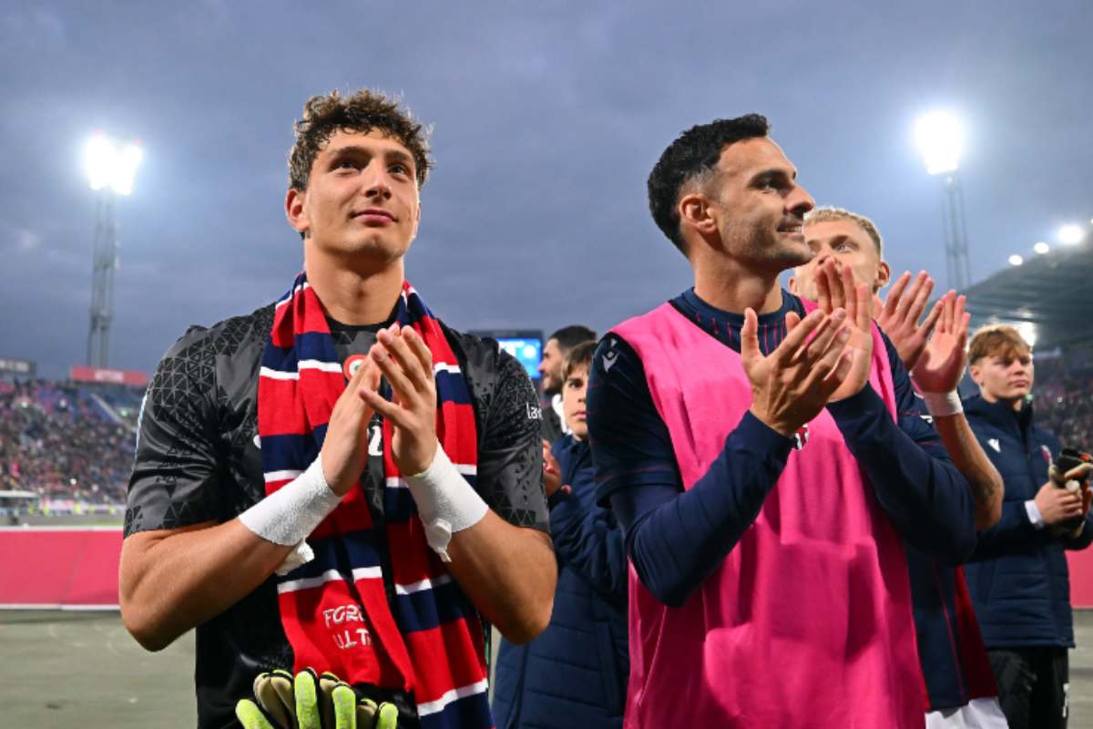 Pessina saluta i tifosi