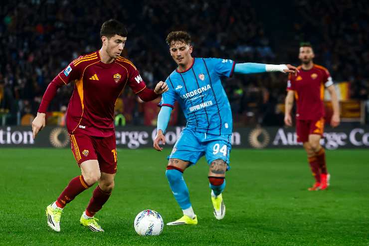 Matias Soulé in azione