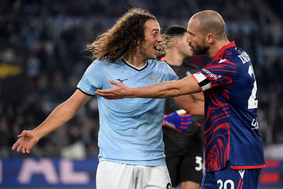 Guendouzi e De Silvestri discutono