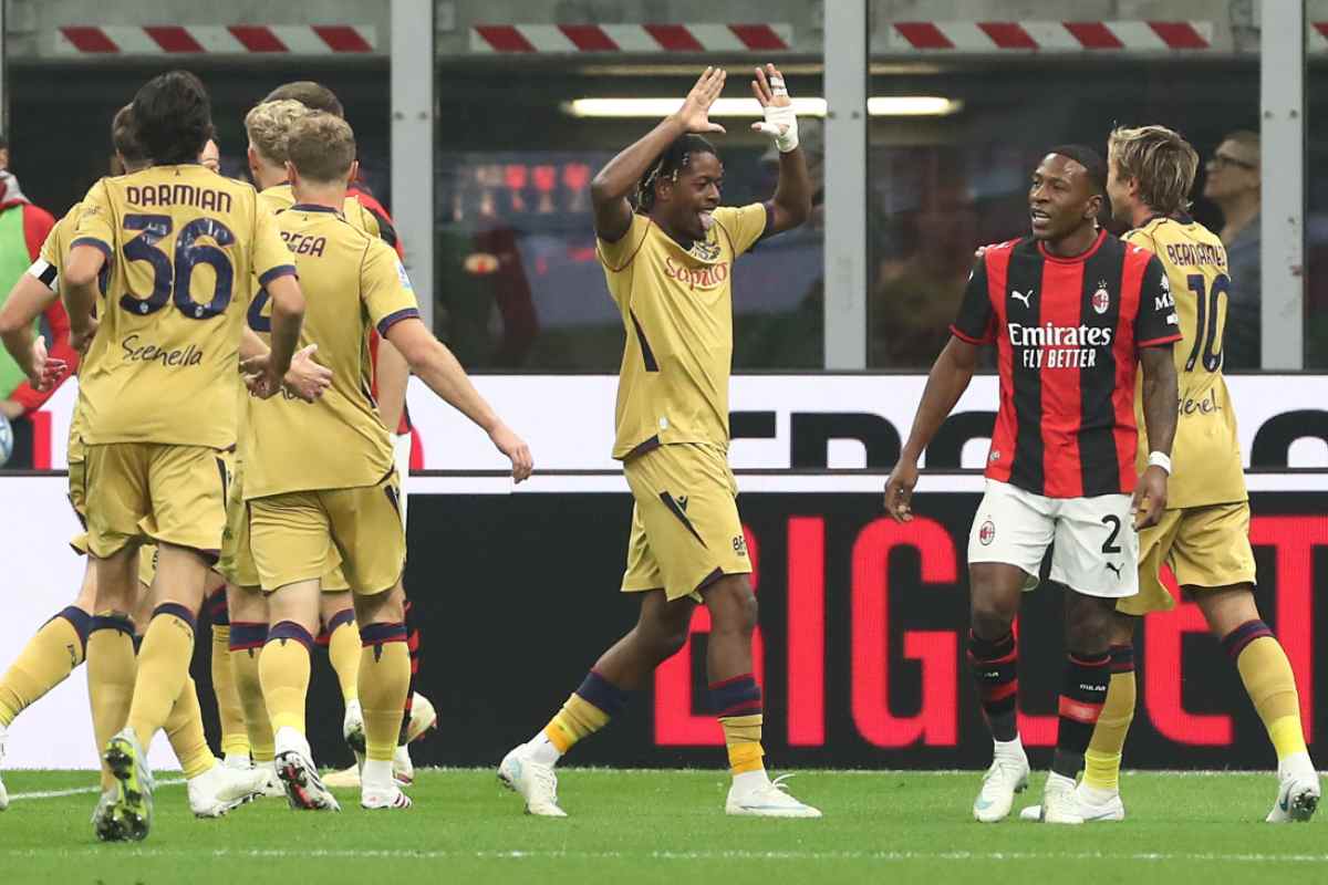 Milan-Bologna, top e flop: Mbangula superstar, Miranda e Odgaard ispirati. Difesa da rivedere