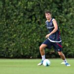 Mihajlo Ilić in allenamento