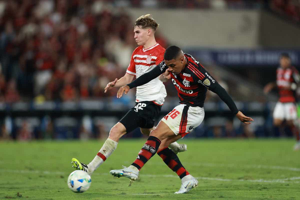 Mikel Amondarain in Flamengo-Estudiantes di Copa Libertadores