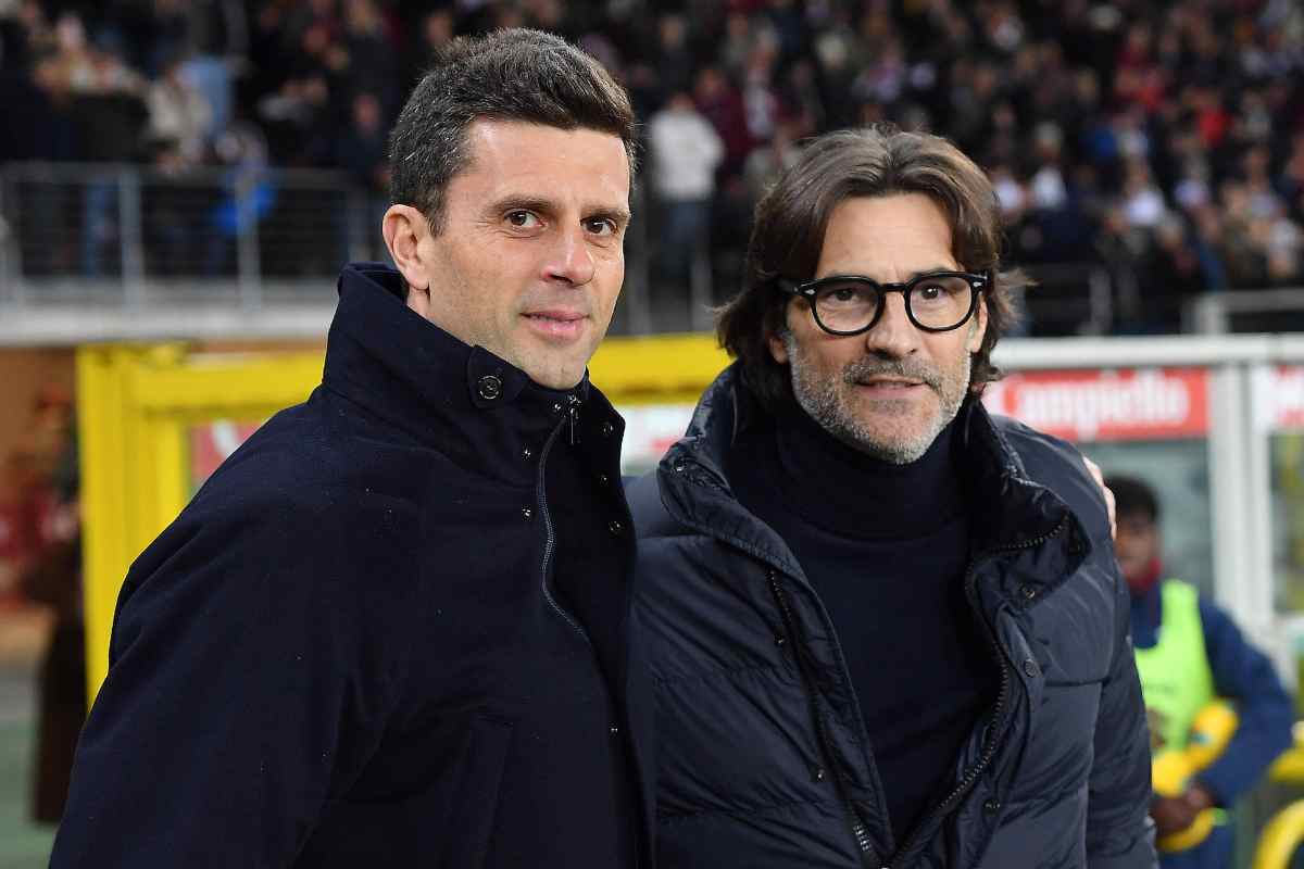 Motta e Vanoli prima di una partita