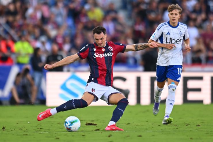 Nadir Zortea in campo contro il Como 