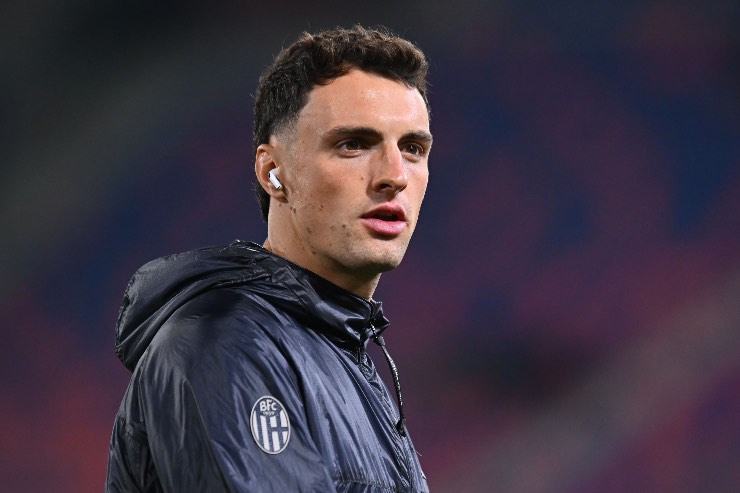 Nadir Zortea prima della partita contro il Torino 