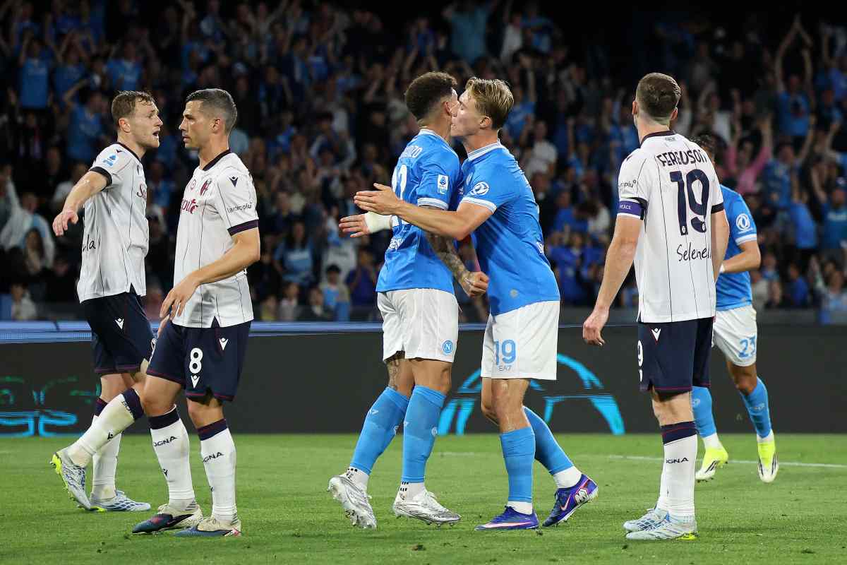 Gol del Napoli vs Bologna
