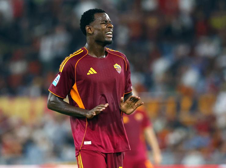 Ndicka durante un allenamento