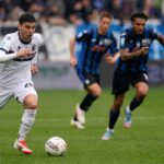 Nicolò Cambiaghi in azione durante Atalanta-Bologna