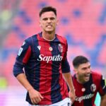 Moro esulta dopo il gol